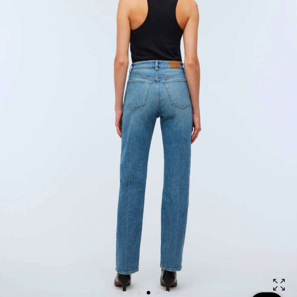 Madewell Womens 90s Straight Jeans Petite Length - Picture 2 of 5